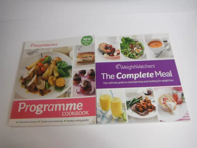 Weight Watchers Programme Complete Meal Cookbook x2 Diet Weightloss Diet Healthy