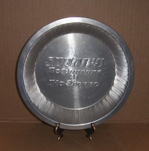 Spear's Restaurant & Pie Shoppe 9" x 1 1/2" Pie Tin GUC