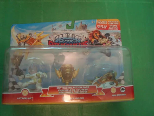 Skylanders Superchargers,Sky Racing Action Pack,Astroblast,Sky Trophy,Sun Runner