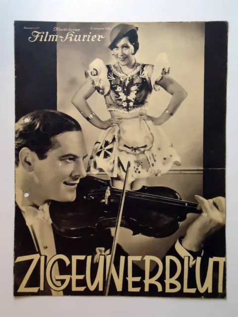 Zigeunerblut - Illustrierter Film Kurier - BFK 2127 gelocht