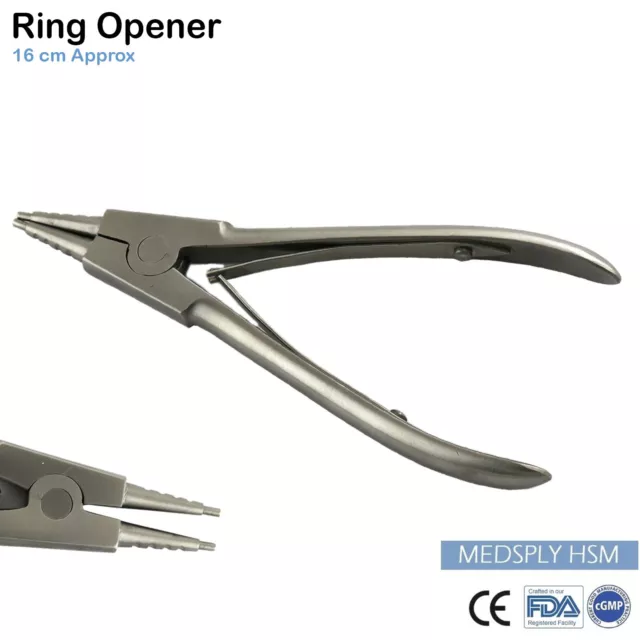 Surgical Ring Opening Plier Reverse Action-Body Piercing Arts Jewelry Tools CE