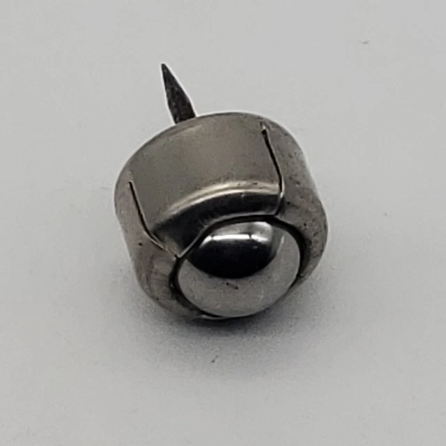 Protección de piso deslizante de silla - cromo suave al tacto, 21 mm clavado (1 pieza)