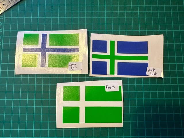 Scotland Caravan Sticker OUTER HEBRIDES FLAG Sticker Decal Set Motorhome Caravan Scotland £8.00 ...