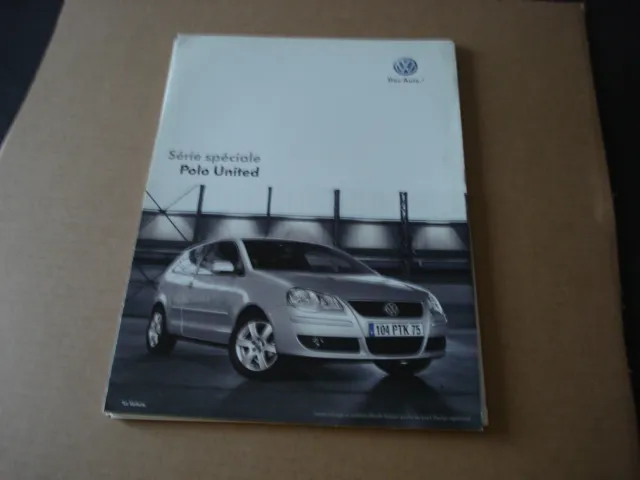 catalogue Volkswagen  polo  United  -  12/ 2007 - série  spéciale