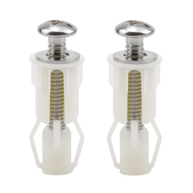 Toilettensitz Schraubensatz 2 Stück - WC Deckel Befestigung