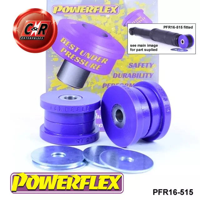 Powerflex Rrshock Absorbeur Topmnt Moyeu pour Fiat 500 US Modèles, Abarth