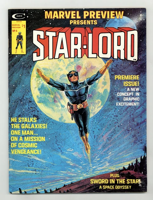 Marvel Preview #4 VG 4.0 1976 1st app. and origin Star-Lord