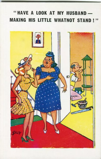 Saucy 'Seaside' Comic Postcard 1960's/70's Constance #M2137 unposted