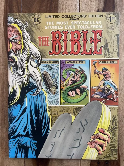 The Bible-Dc Limited Collectors Treasury Edition #36-Joe Kubert Art Vf/Nm 9.0