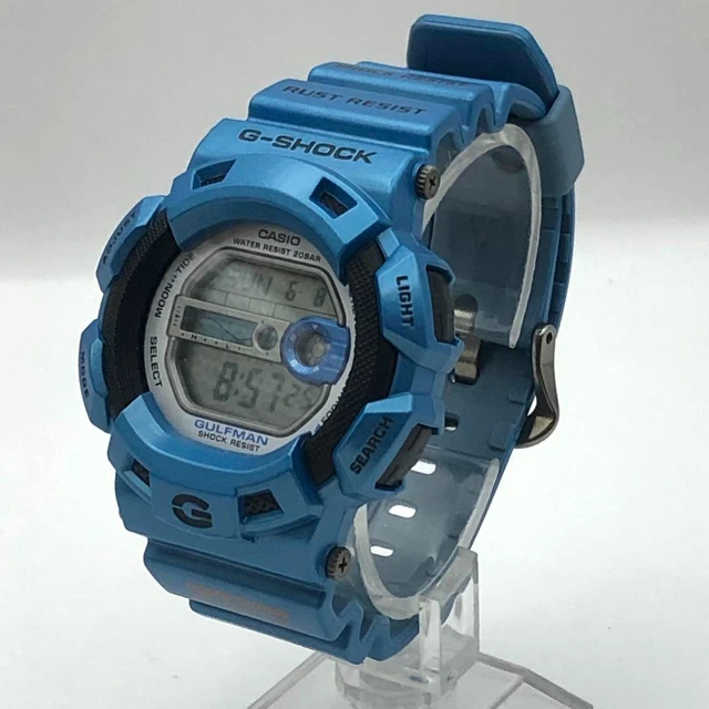 CASIO G-SHOCK Gulfman Triple Crown G-9100TC, blue metallic surf limited edition