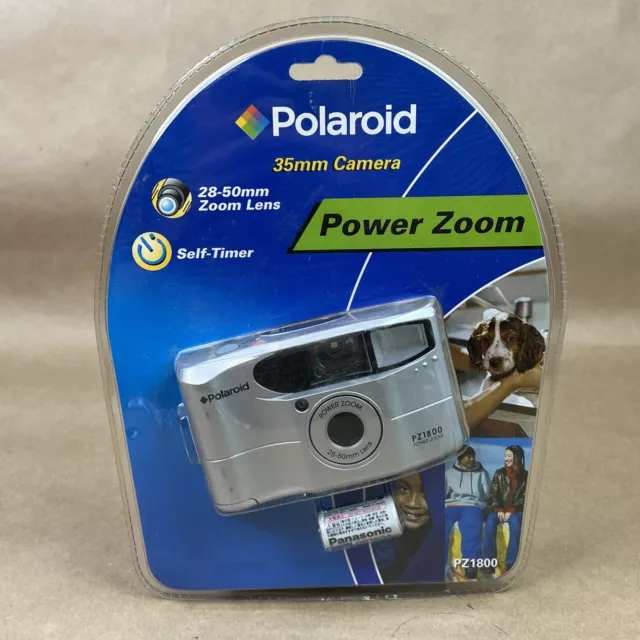 Polaroid 35mm Film Camera Power Zoom PZ1800 NEW OLD STOCK