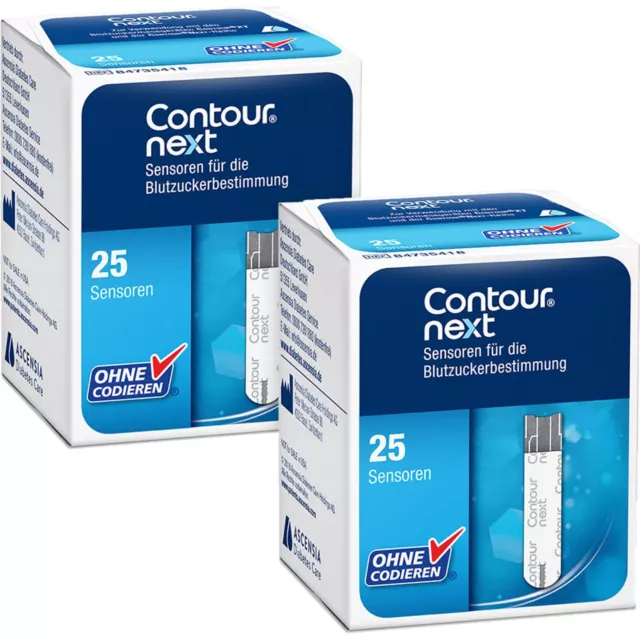 50 Contour Next strisce reattive diabete test glucosio