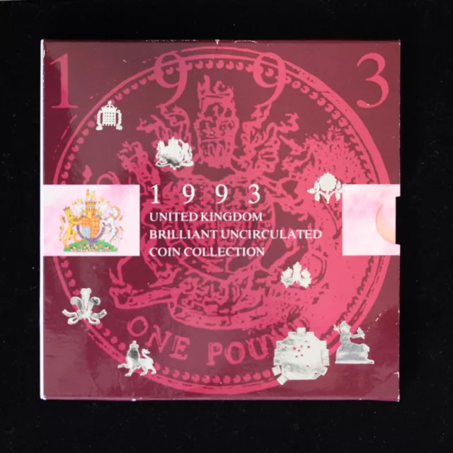 UK British 1993 BUNC Coin Collection Set 92/93 EEC 50 Pence (ANDA19/D2)