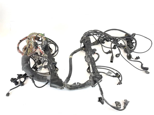 06-10 Bmw 550I 4.8L V8 Gas Engine Motor Fuel Injector Wiring Wire Harness Oem