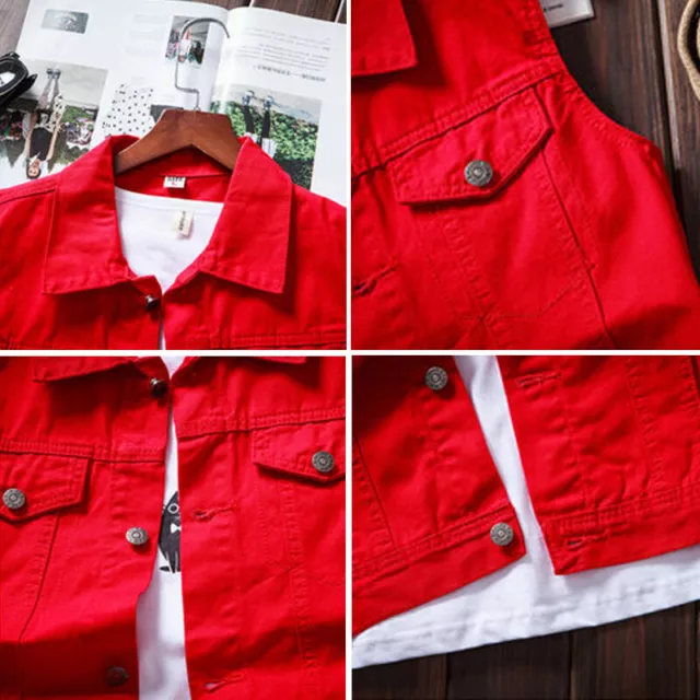 Casual Mens Retro Denim Sleeveless Vest Jacket Work Waistcoat Jean Tops Streets