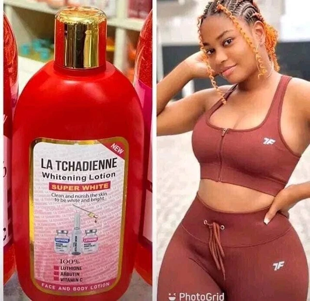 La Tchadienne Lait Super Éclaircissant - Action Anti-Tâches En 3 Jours - SPF 50 - 400ml