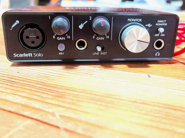 scarlett solo vs 2i2  Interface Audio carte son 2nd generation USB (état neuf ) 5