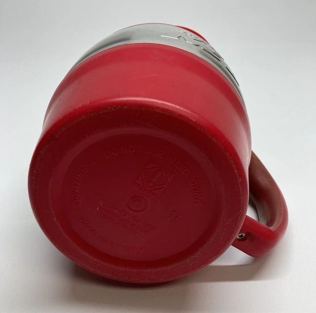 Retro 52 oz Bubba Keg Red Handled Insulated Hat Cold Travel Mug Cup 3