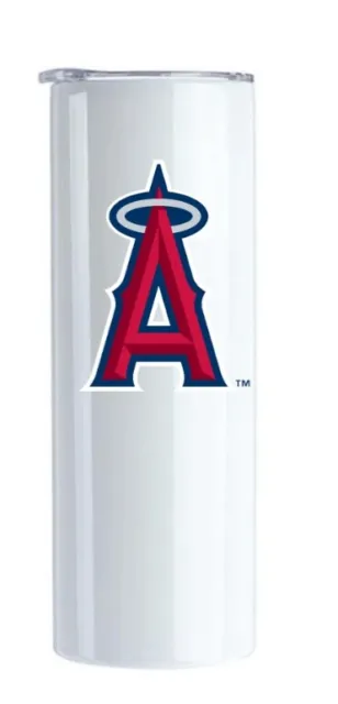 Los Angeles Angels MLB Multicolor 20oz Insulated Tumbler Box Lid Straw New