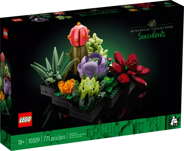 LEGO ICONS SUCCULENTS Plants and Flowers Valentine Décor Set 10309 $35. ...
