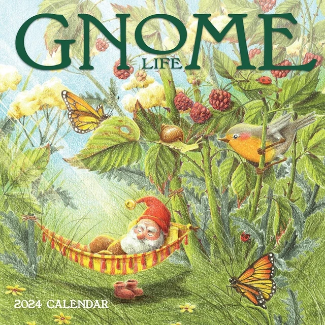 GNOME LIFE WALL Calendar 2024 Calendar by Workman Calendars 18.95