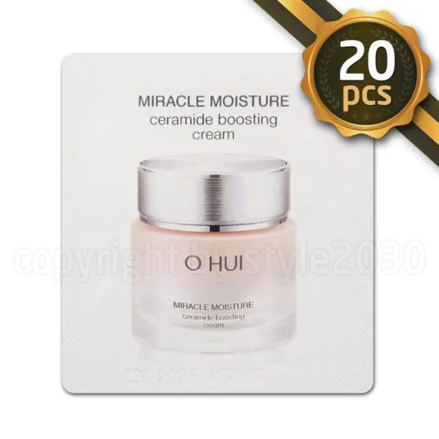O HUI Miracle Moisture ceramide boosting Cream 1ml x 20pcs (20ml)  OHUI