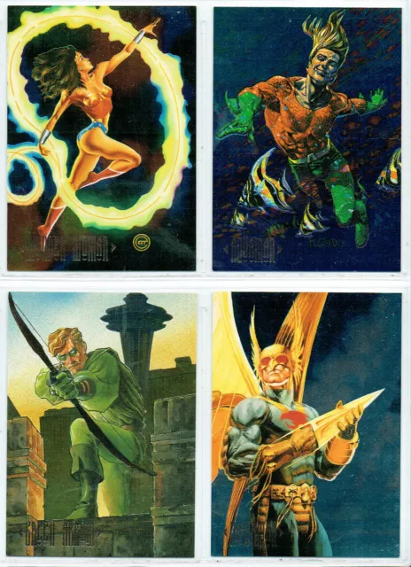 Dc Master Series Complete Set Of 4 Foil Cards