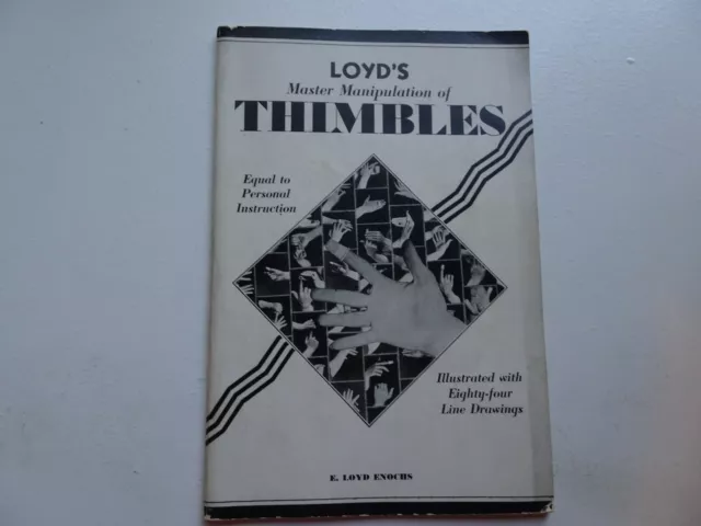 LOYD’s Master Manipulation of THIMBLES, sleight of hand