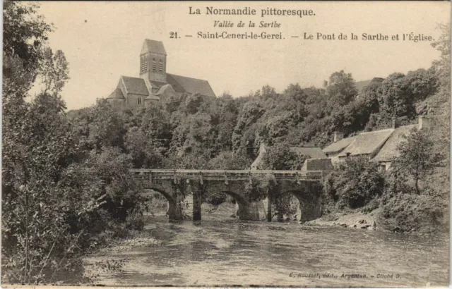 CPA Saint-Ceneri le Gerei Le Pont de la Sarthe FRANCE (1054348)