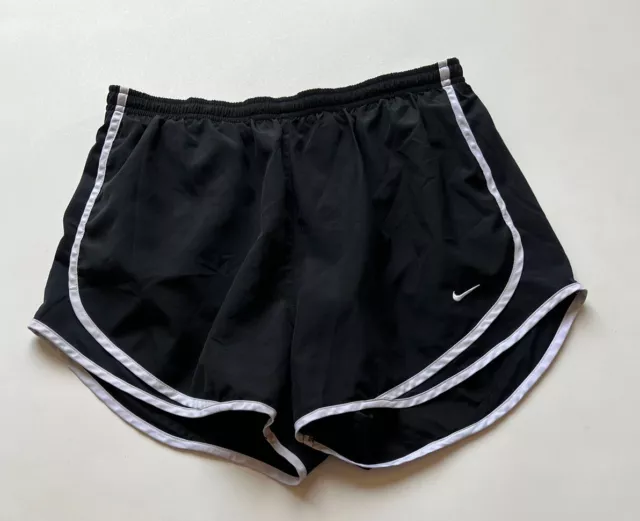 Nike Tempo Running Shorts Womens Medium Dri Fit Black Lined Large