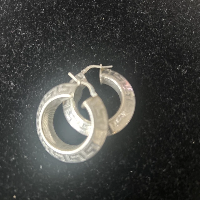 Boucles D'oreilles Créoles Rondes – Argent Massif 925/1000 – 2cm – Bijouxia