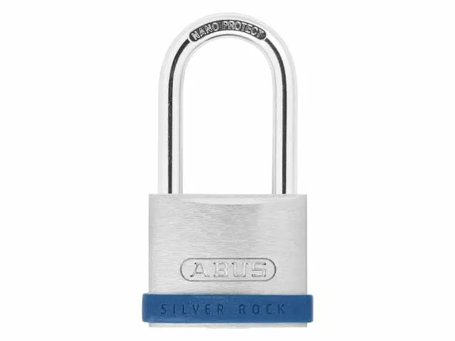 ABUS Mechanical - 40mm Silver Rock 5 Padlock Long Shackle 40mm Keyed Alike