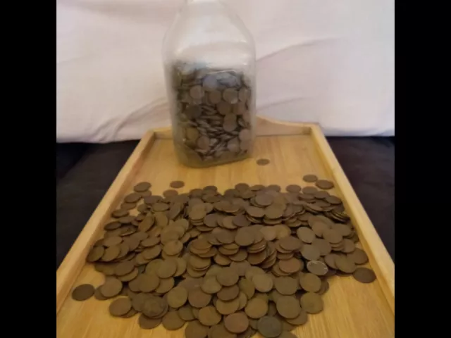 Five Pounds Of Lincoln Wheat Pennies Teens 20’s 30’s 40’s 50’s Estate Sale