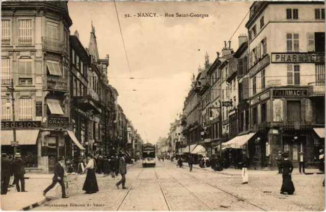 CPA NANCY Rue St-GEORGES MEURTHE et MOSELLE (101923)