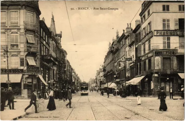 CPA NANCY Rue St-GEORGES MURTHE and MOSELLE (101923)