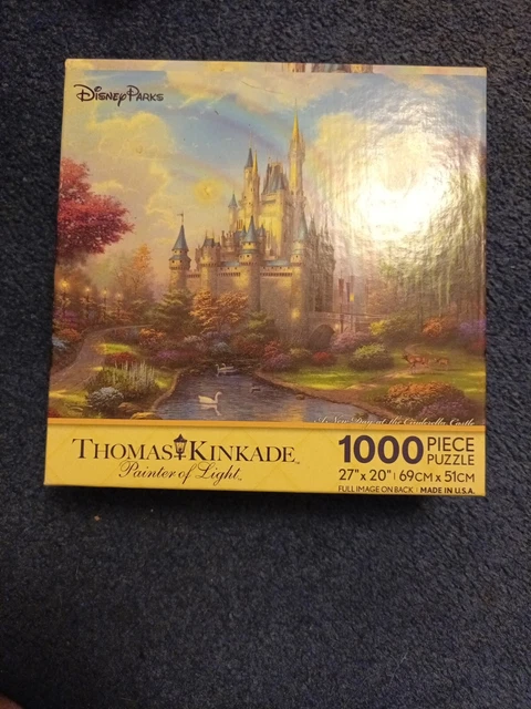 DISNEY PARKS THOMAS Kinkade Painter of Light 1000 Piece Jigsaw Puzzle £ ...
