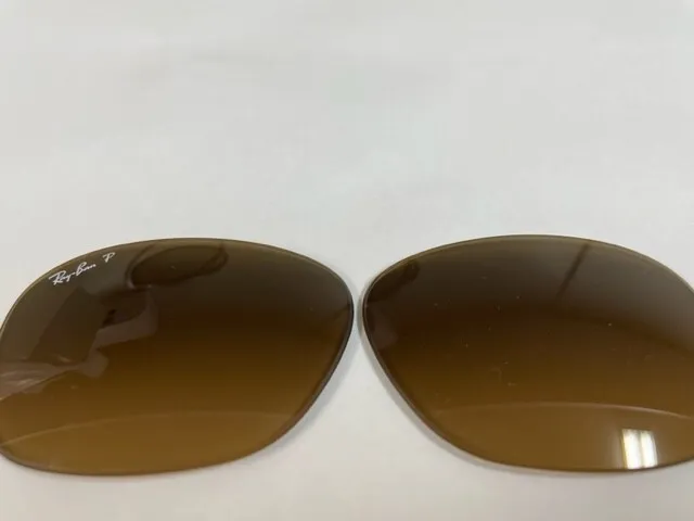 Ray-Ban 4101 58mm authentic lenses brown gradient polarized glass