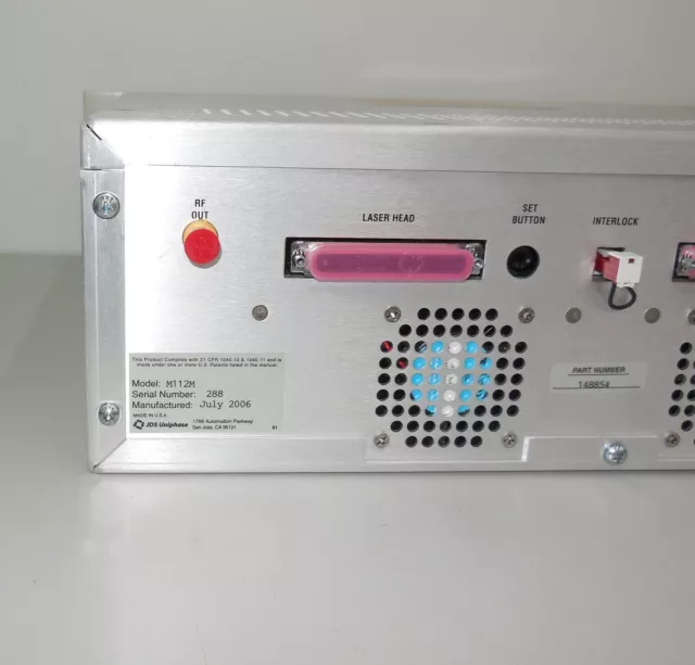 ESI JDS Uniphase P/N: 148854 M112 M112M Diode pumped laser power supply 2