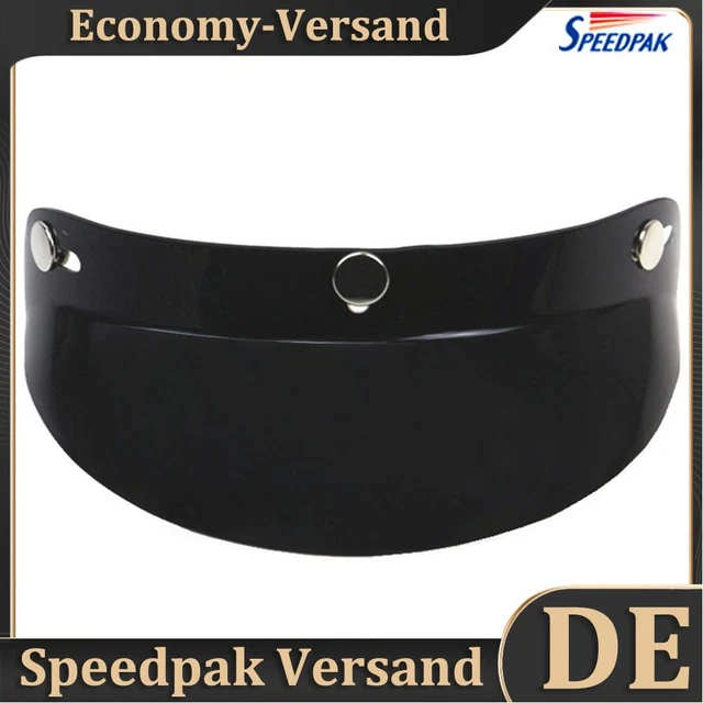 Visiera casco moto Junerain 3/4 casco tappo casco per Halley