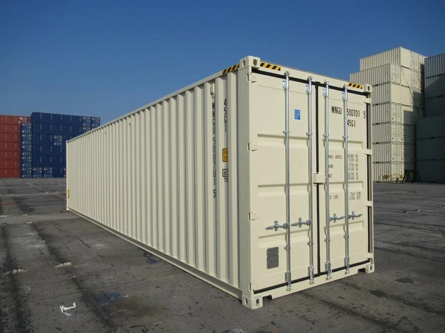 40FT HIGH CUBE New Shipping Container / 40ft HC One Trip Container ...
