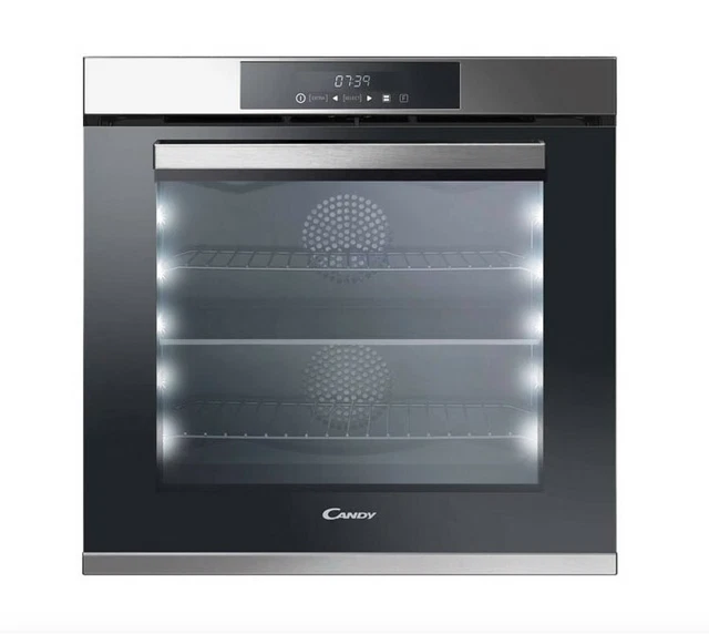 Candy FCDP818VXE Four Encastré Électrique 8 Fonctions 80 L Inox Classe A