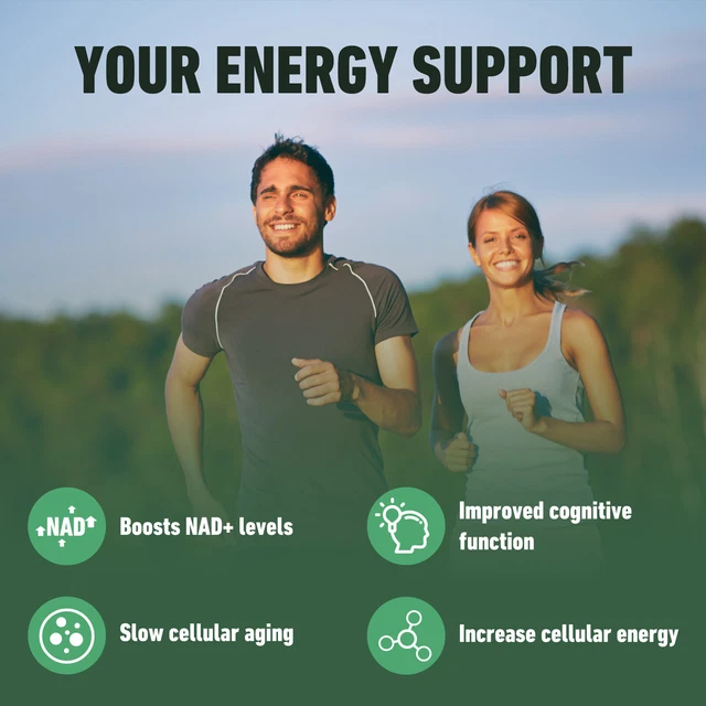 NICOTINAMIDE RIBOSIDE 900MG Brain Health, Cellular Energy and Repair