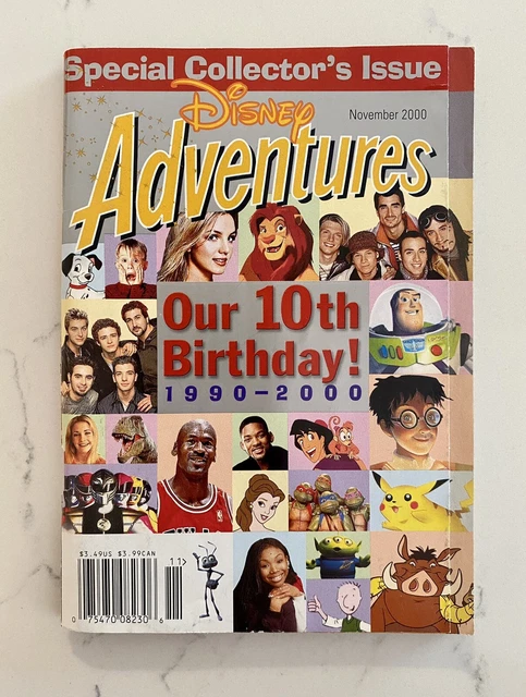 DISNEY ADVENTURES SPECIAL Collector’s Issue 10th Birthday Magazine ...