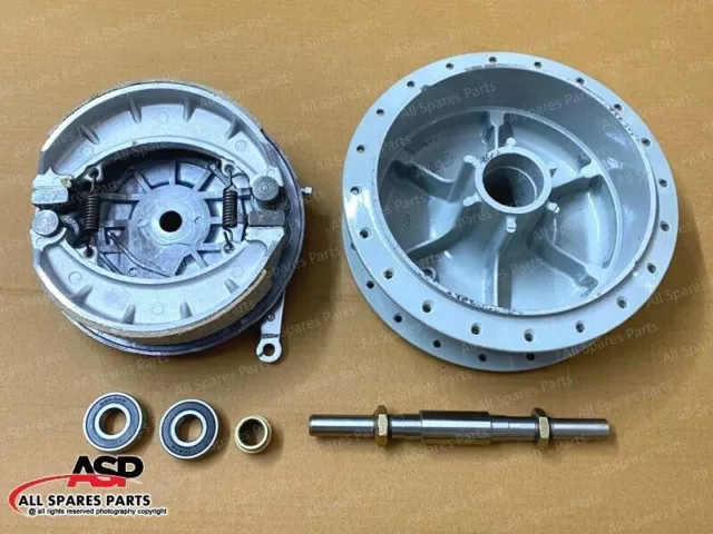 For Royal Enfield Twin Leading Shoe 7'' Front Brake Drum Hub 143967 2