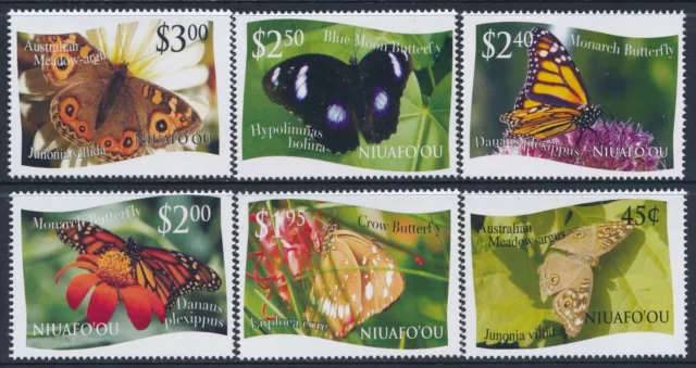 2012 Tonga: Niuafo'ou Butterflies Set Of 12 Fine Mint Mnh 3