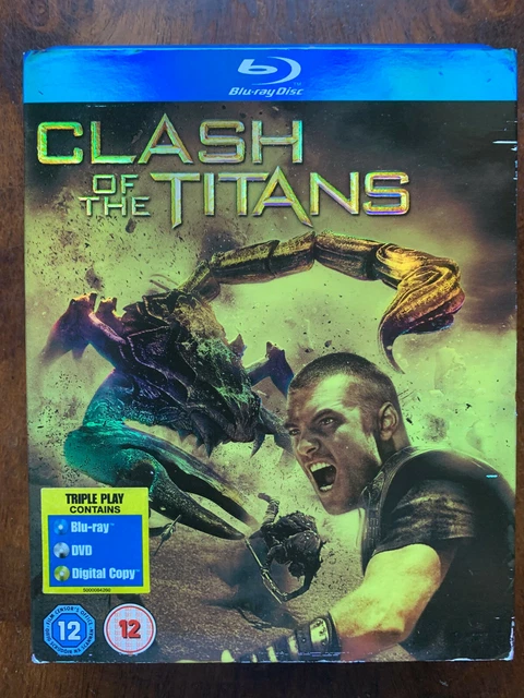 Clash Of The Titans Blu-Ray 2010 Liam Neeson Fantaisie Film Remake W/Housse