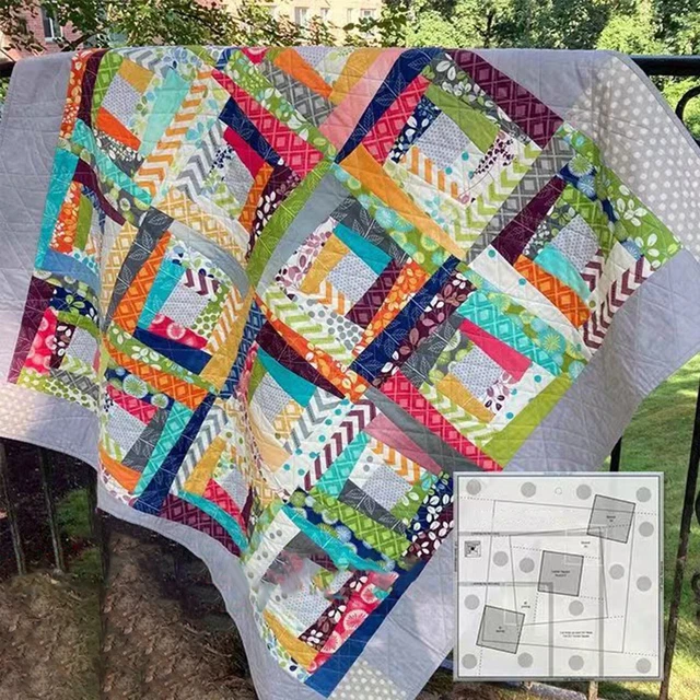 Lograr Patchwork Sorprendente Con 6/2cm Costura Rejilla Línea Herramienta Y Plantilla