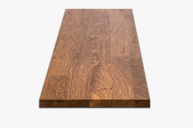 Scaffale scaffale a parete gradino di posa gradino scale rovere selvatico 20 mm argilla antica oliata KGZ