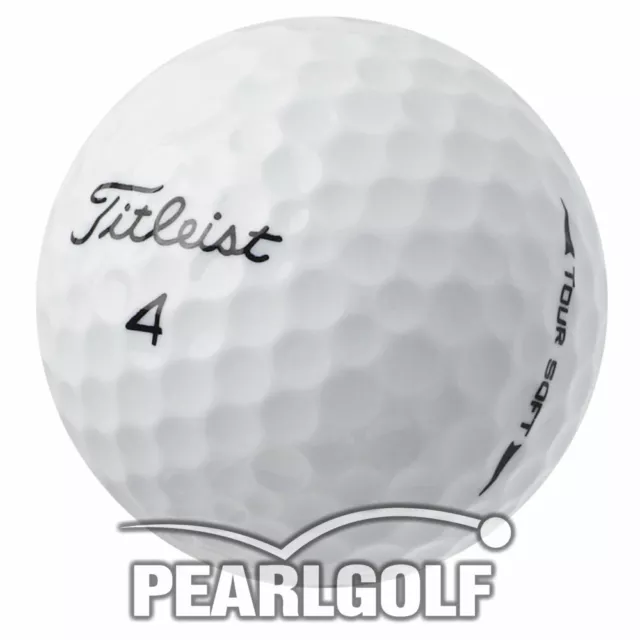 50 Titleist Tour Soft 2018 Golfbälle - Aaa - Lakeballs In Top Qualität