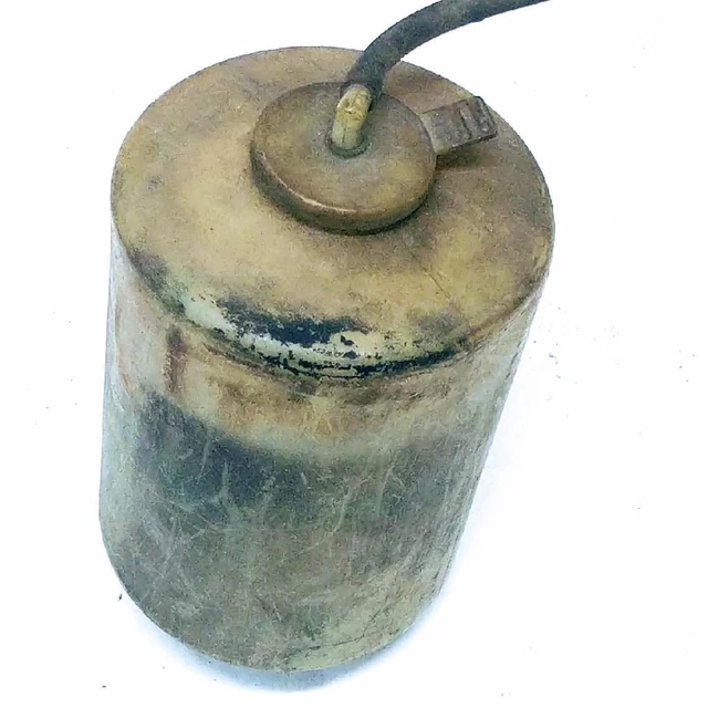 Vintage SWF washer bottle reservoir plastic w cap feed tube approx 1L round used